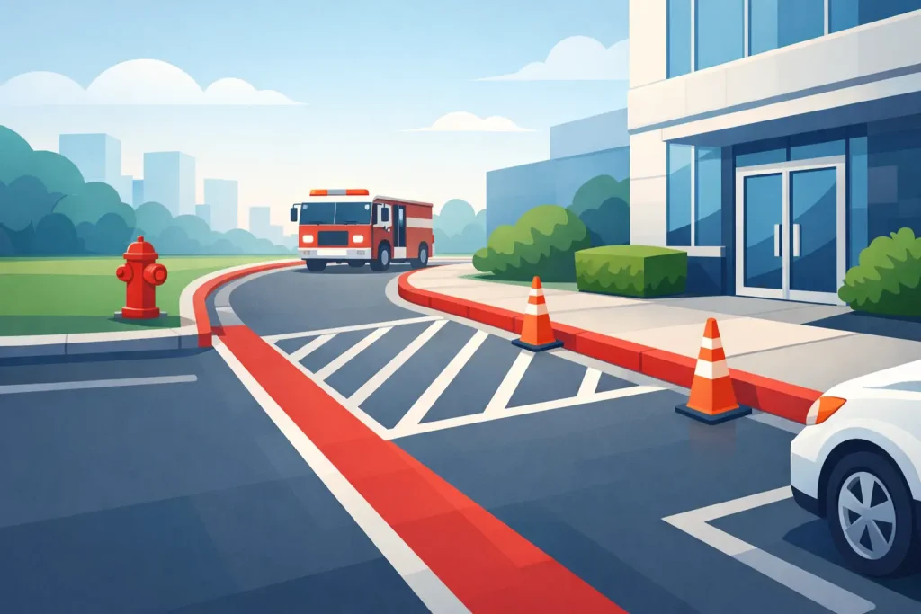 Fire Lane Striping Requirements Explained