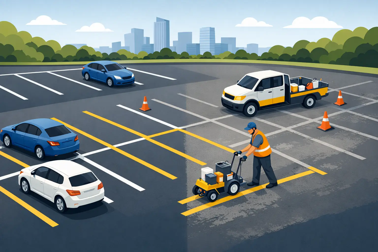 How Often to Restripe a Parking Lot