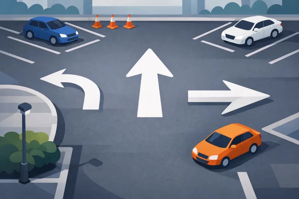 Parking Lot Directional Arrows That Work