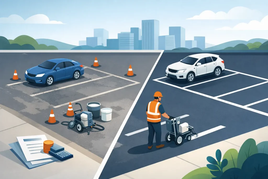 Parking Lot Restriping Cost: What to Expect
