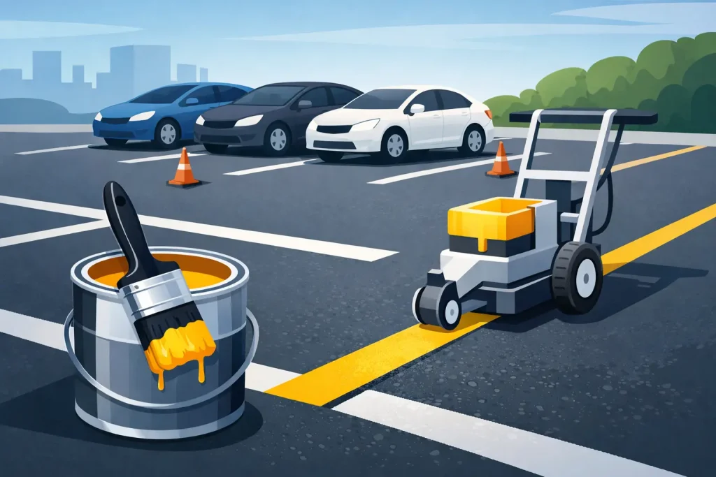 Best Paint for Parking Lot Lines
