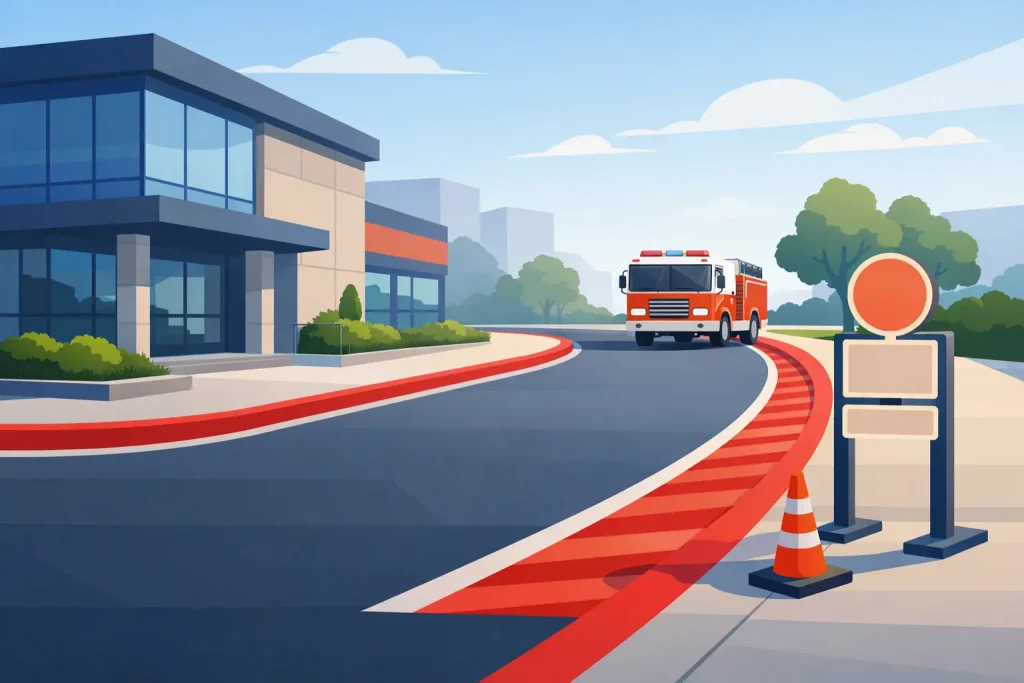 Commercial Fire Lane Striping Guide