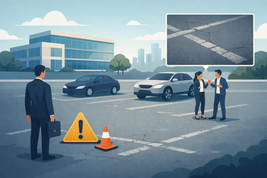 Faded Parking Lines Liability: What Owners Risk