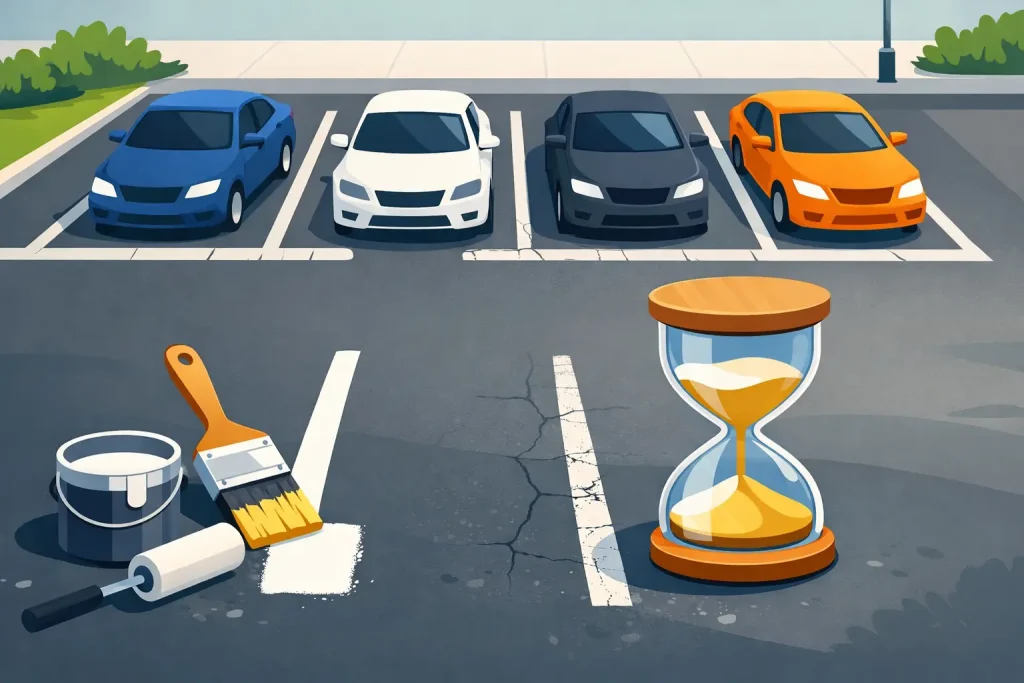 How Long Does Parking Lot Paint Last?