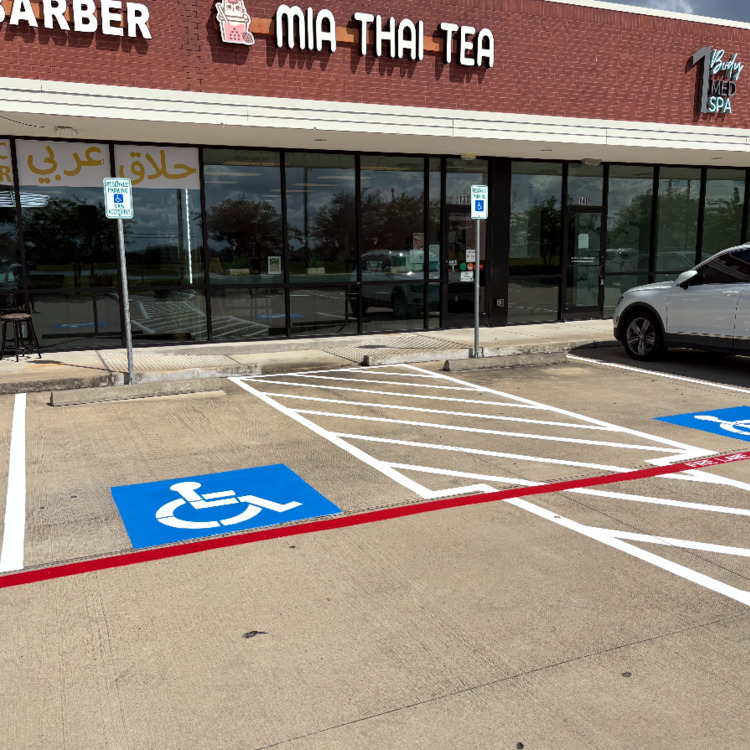 Parking Lot Striping in Houston, TX